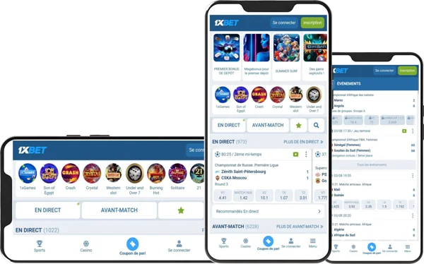 Connexion à 1xBet Côte d’Ivoire